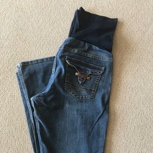 Maternity straight leg jeans